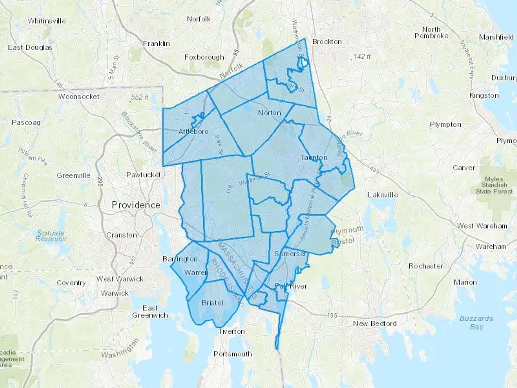 Affordable Fuel Inc Cash Heating Oil Delivery Map Map With The Affordable Fuel Inc Heating Oil Delivery Area Shaded In Blue