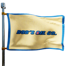 Bob's Oil Co Heating Oil Prices Flag Photo of Bob's Oil Co flag denoting best heating oil prices the company offers