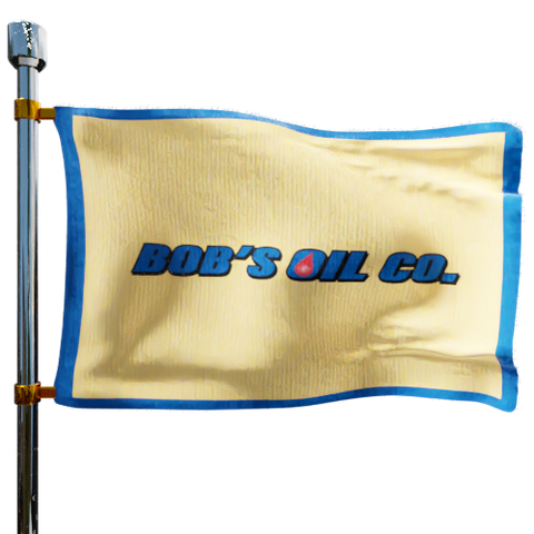Bob's Oil Co Heating Oil Prices Flag Photo of Bob's Oil Co flag denoting best heating oil prices the company offers