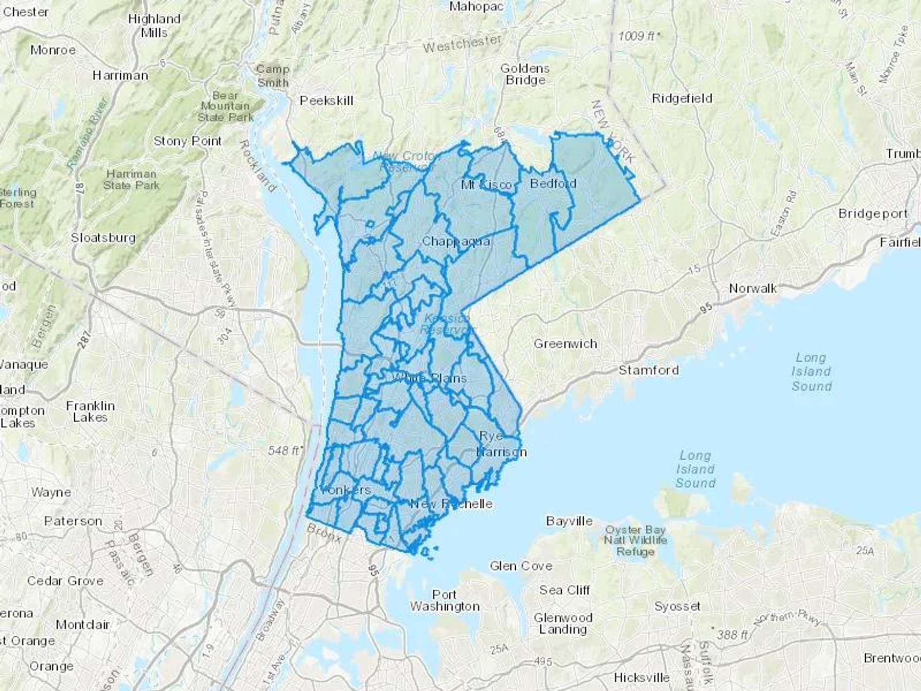 Ny Fuel Distributors LLC Cash Heating Oil Delivery Map Map With The Ny Fuel Distributors LLC Heating Oil Delivery Area Shaded In Blue