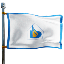 Dunlap's Energy Heating Oil Prices Flag Photo of Dunlap's Energy flag denoting best heating oil prices the company offers