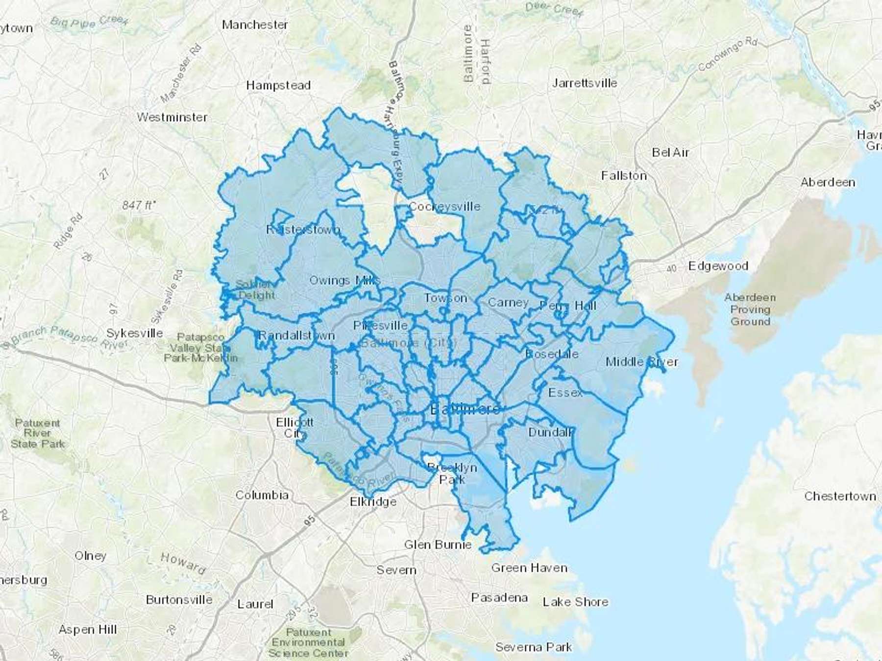 Best Heating & Air Conditioning Inc Cash Heating Oil Delivery Map Map With The Best Heating & Air Conditioning Inc Heating Oil Delivery Area Shaded In Blue