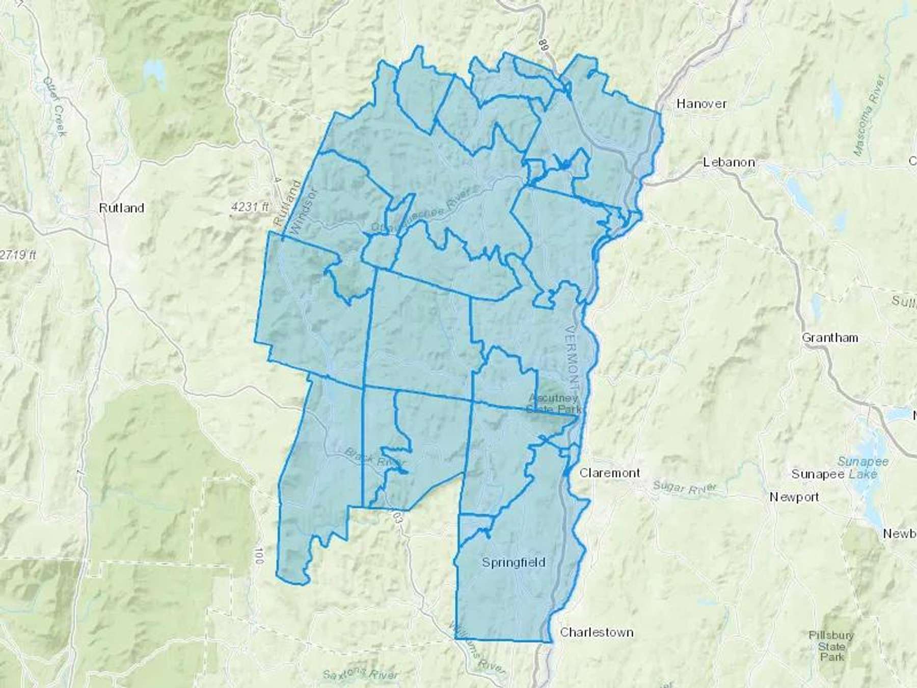 Jam Fuel Llc Cash Heating Oil Delivery Map Map With The Jam Fuel Llc Heating Oil Delivery Area Shaded In Blue