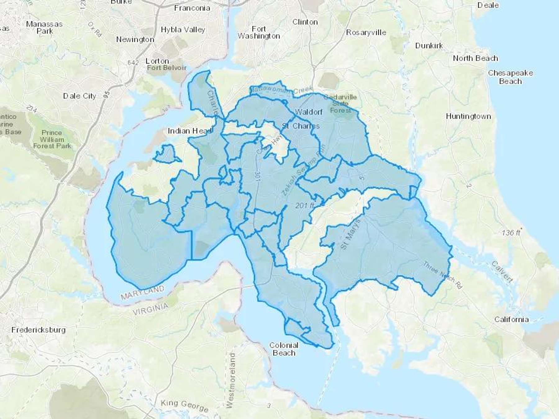 SMO Inc Cash Heating Oil Delivery Map Map With The SMO Inc Heating Oil Delivery Area Shaded In Blue