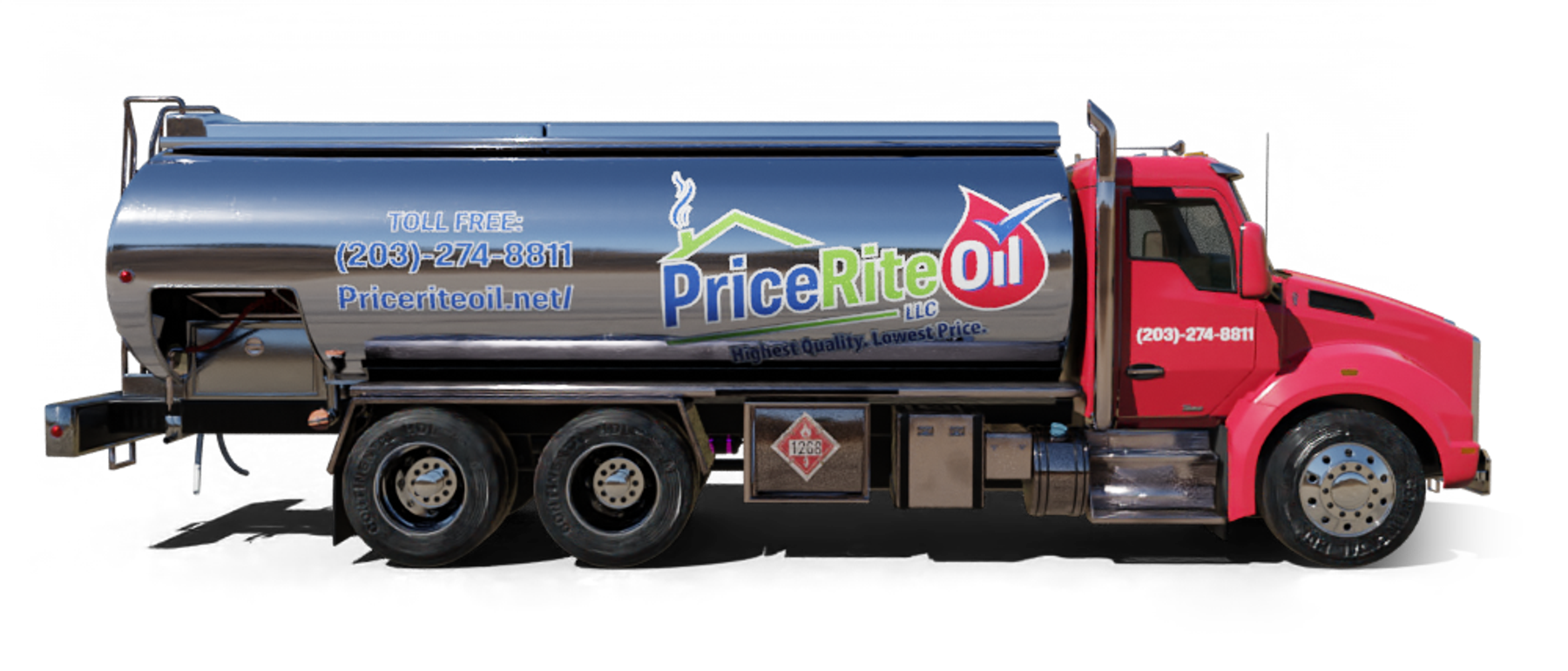 J Thurston Heating Oil Truck J Thurston Heating Oil Truck parked at riverside