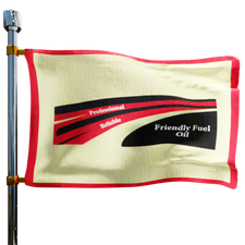Friendly Fuel Oil Co Heating Oil Prices Flag Photo of Friendly Fuel Oil Co flag denoting best heating oil prices the company offers