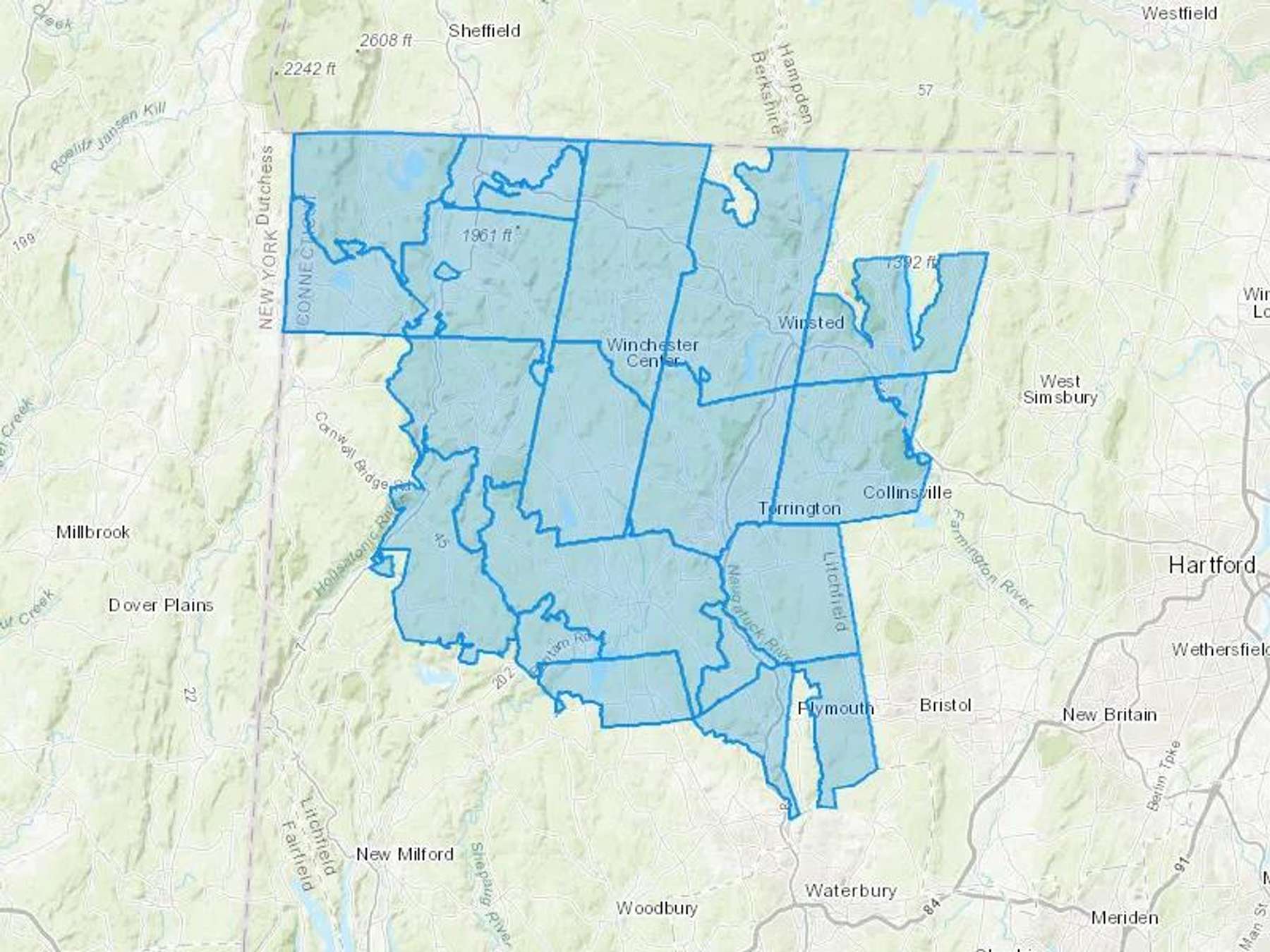 Klebe Fuel Co Inc Cash Heating Oil Delivery Map Map With The Klebe Fuel Co Inc Heating Oil Delivery Area Shaded In Blue