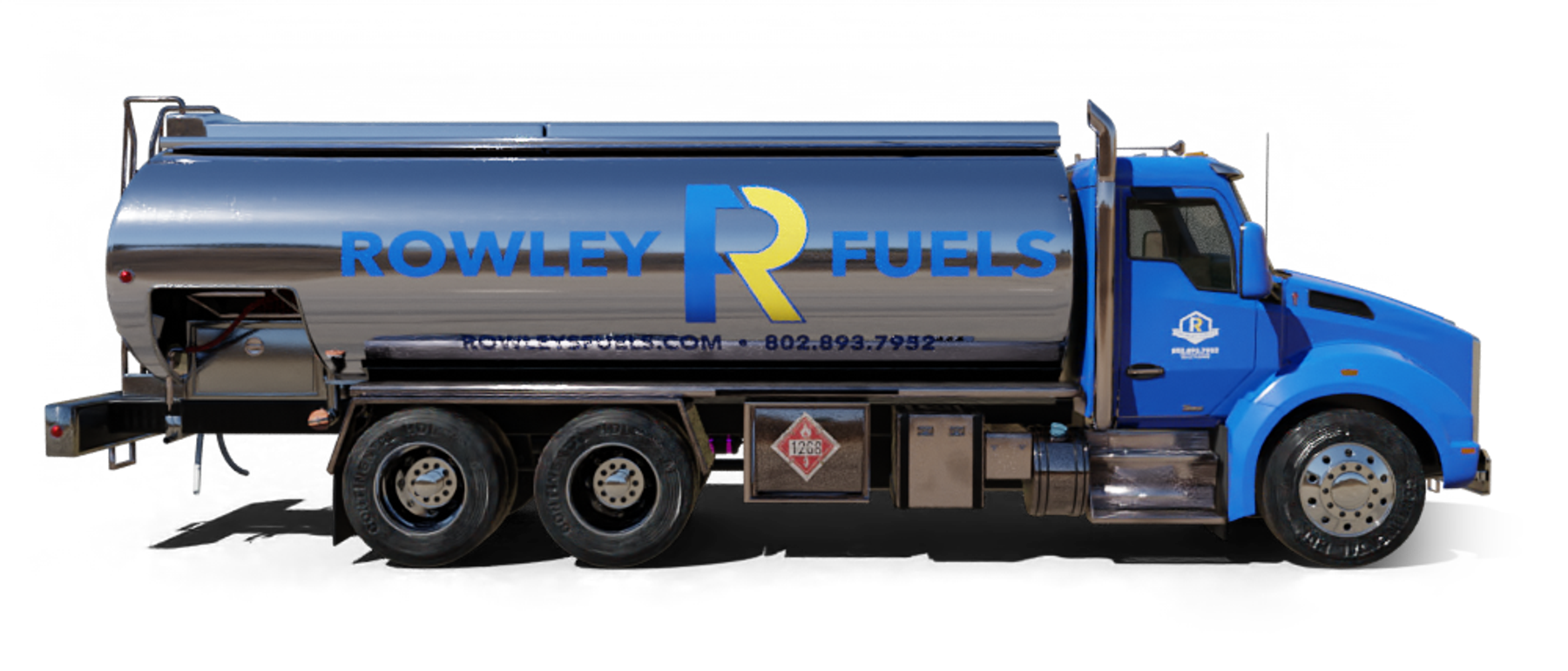 Pioneer Valley Heating Oil and Propane Truck parked at riverside Pioneer Valley Heating Oil and Propane Truck parked at riverside