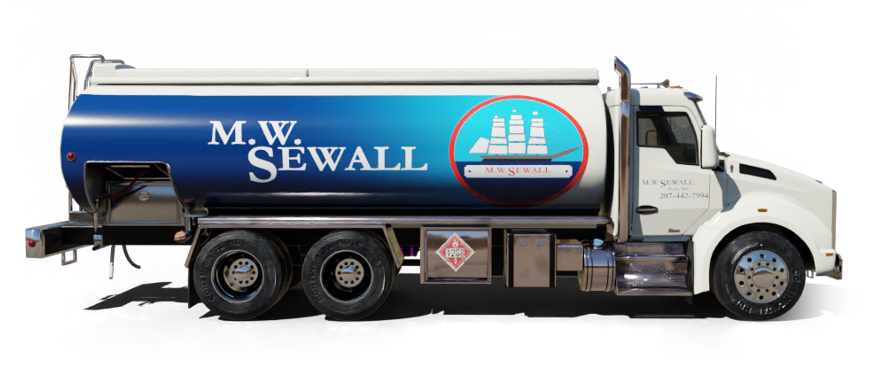 Heatly Oil truck  Heatly Oil Truck in front of metro line