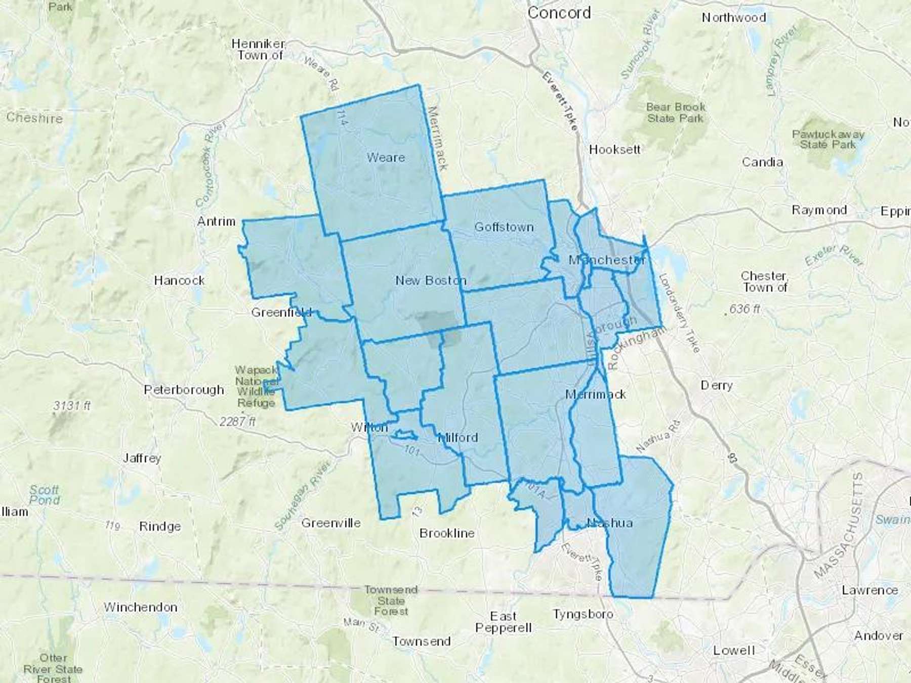 Discount Oil Cash Heating Oil Delivery Map Map With The Discount Oil Heating Oil Delivery Area Shaded In Blue