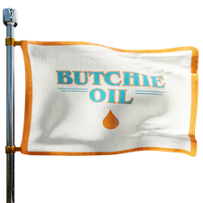 Butchie Oil Heating Oil Prices Flag Photo of Butchie Oil flag denoting best heating oil prices the company offers
