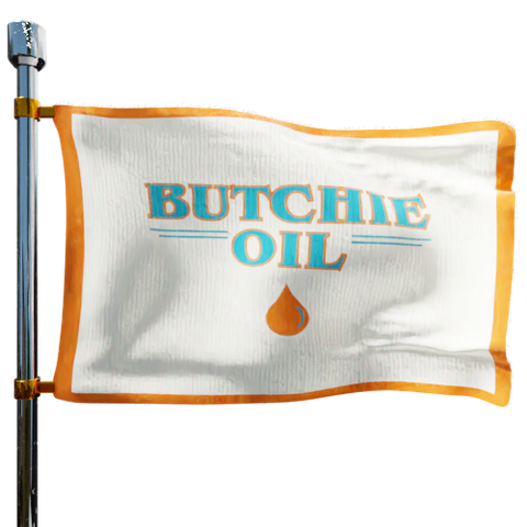 Butchie Oil Heating Oil Prices Flag Photo of Butchie Oil flag denoting best heating oil prices the company offers