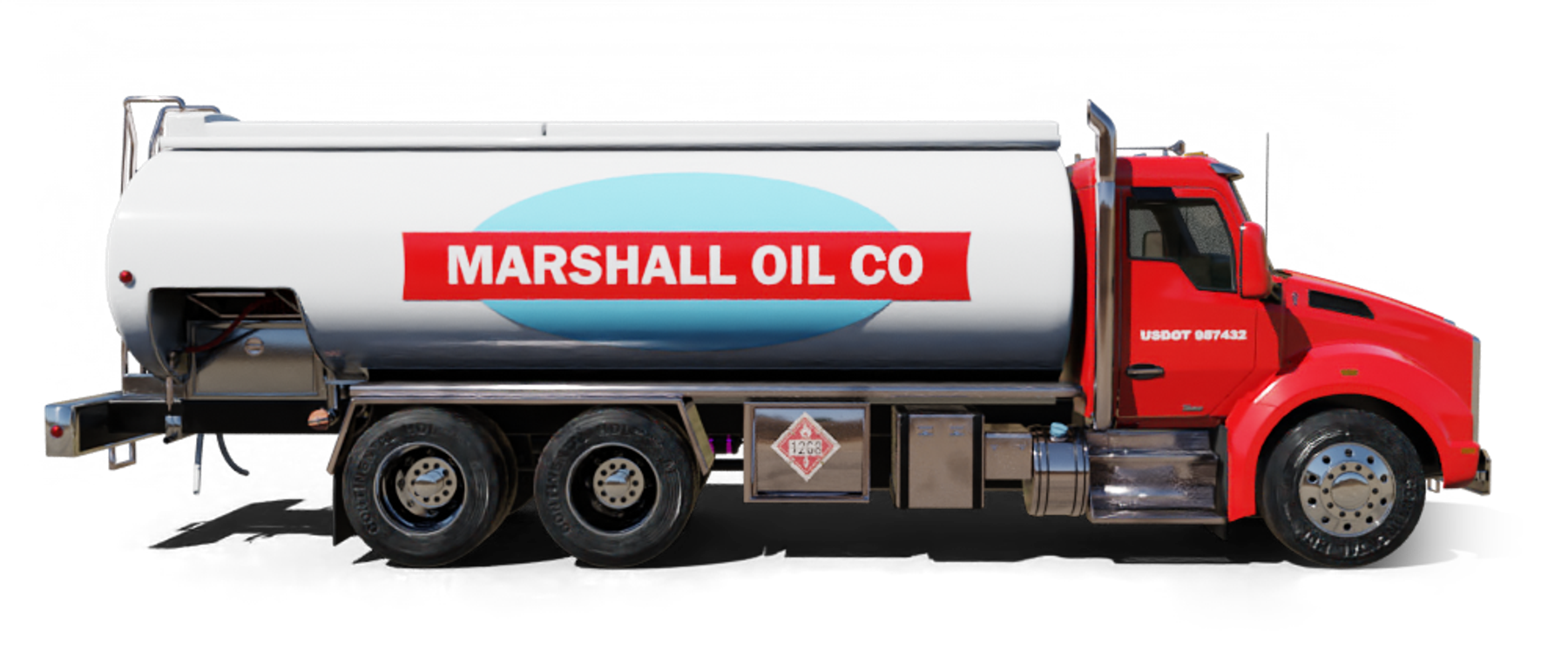 Masters Fuel Heating Oil Truck Masters Fuel residential home heating oil truck at the entrance to Green Acres Mall in Valley Stream, Long Island, New York delivering fuel oil.