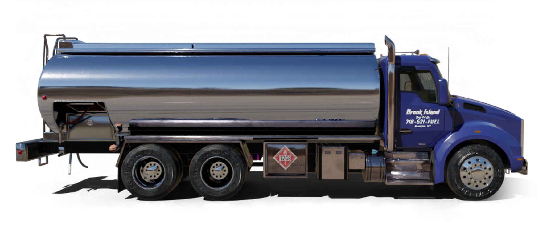 Bolla Oil Heating Oil Truck Bolla Oil residential home heating oil truck at the intersection of Bedford Ave and Pettit Ave in Bellmore, Long Island, New York delivering fuel oil.