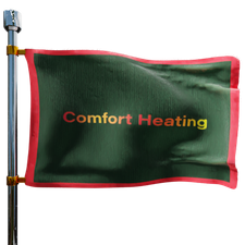 Comfort Heating Inc Heating Oil Prices Flag Photo of Comfort Heating Inc flag denoting best heating oil prices the company offers