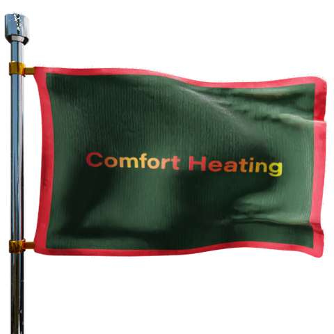 Comfort Heating Inc Heating Oil Prices Flag Photo of Comfort Heating Inc flag denoting best heating oil prices the company offers
