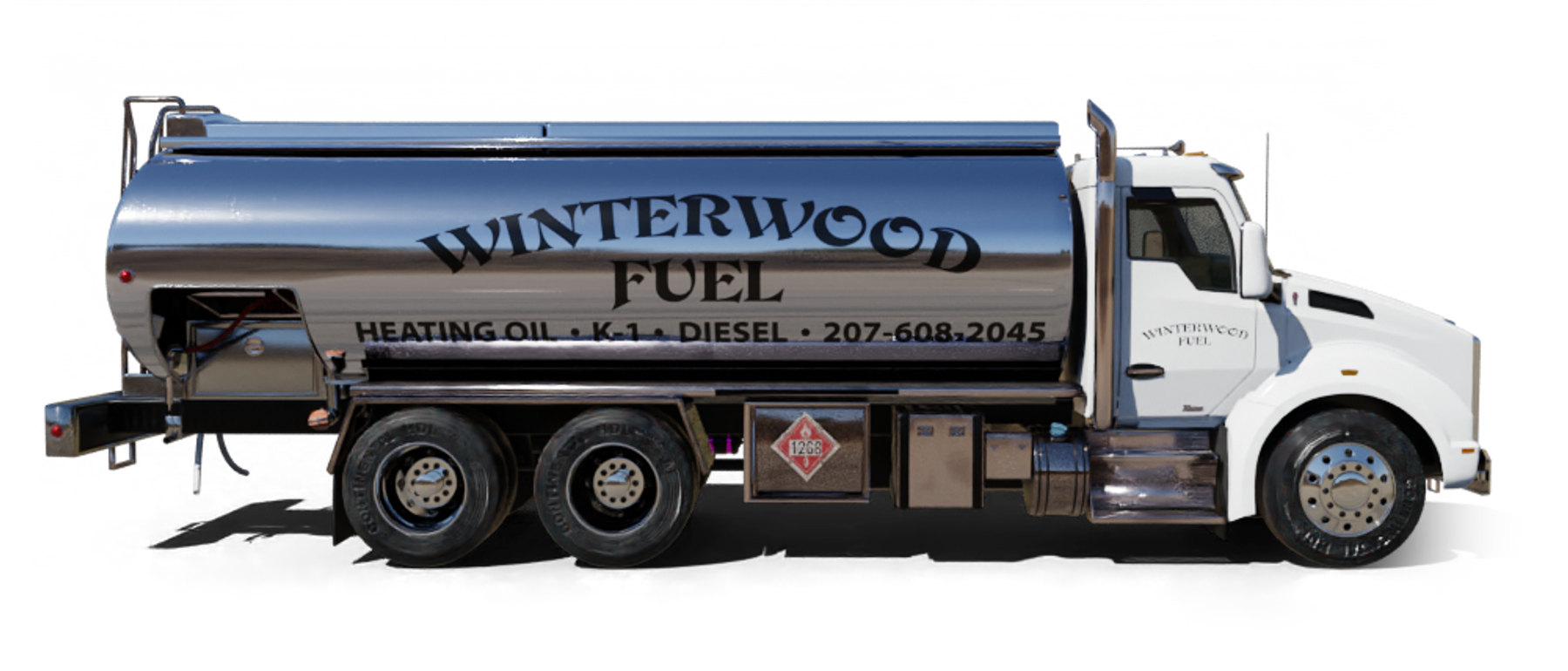 Babylon, Long Island, NY Heating Oil Truck Residential heating oil truck at the LIRR station in Babylon, Long Island, New York delivering fuel oil.