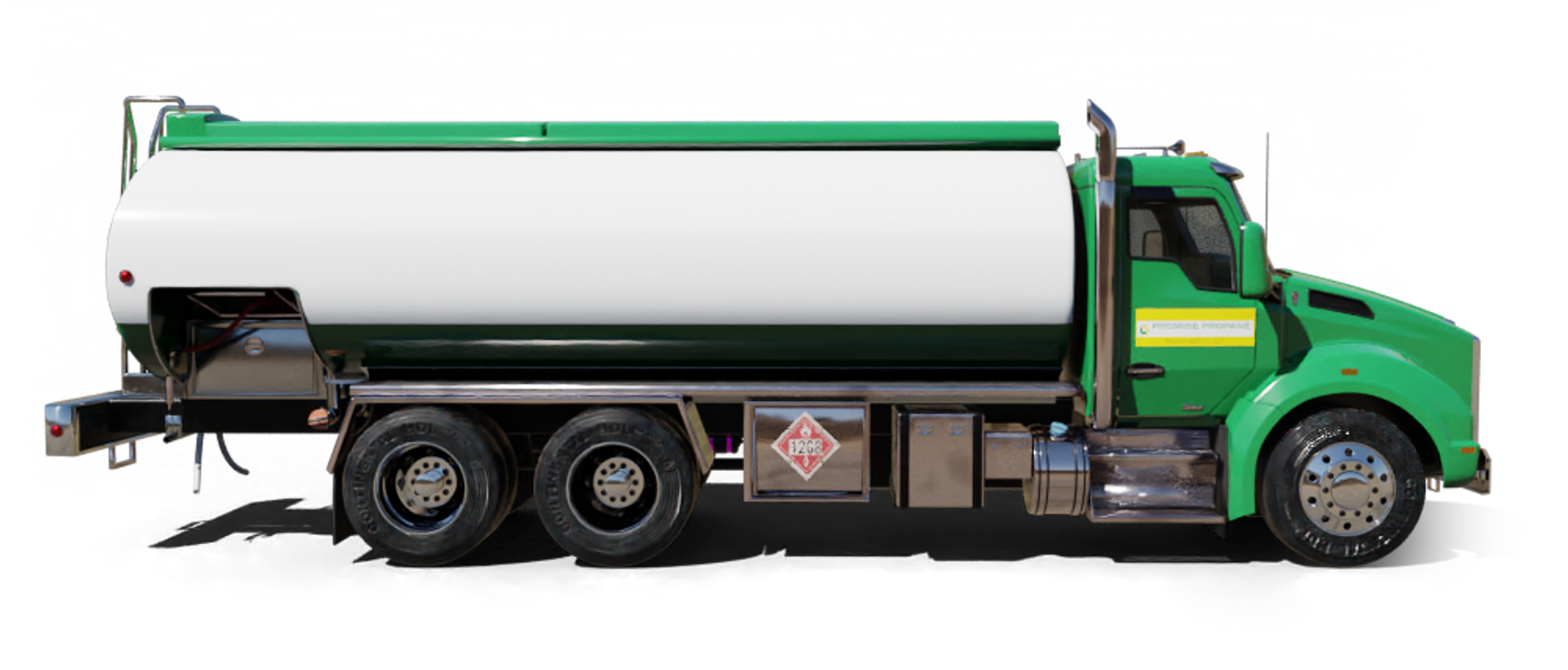 Slomin's Inc Heating Oil Truck Slomin's Inc residential home heating oil truck downtown in Baldwin, Long Island, New York delivering fuel oil.