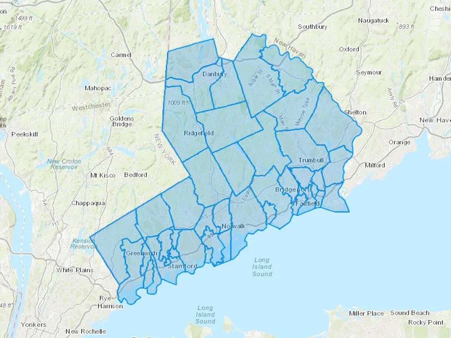 Servco Oil Cash Heating Oil Delivery Map Map With The Servco Oil Heating Oil Delivery Area Shaded In Blue