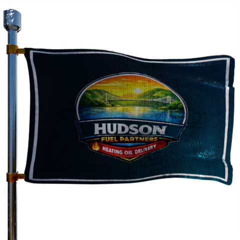 Hudson Fuel Partners Heating Oil Prices Flag Photo of Hudson Fuel Partners flag denoting best heating oil prices the company offers