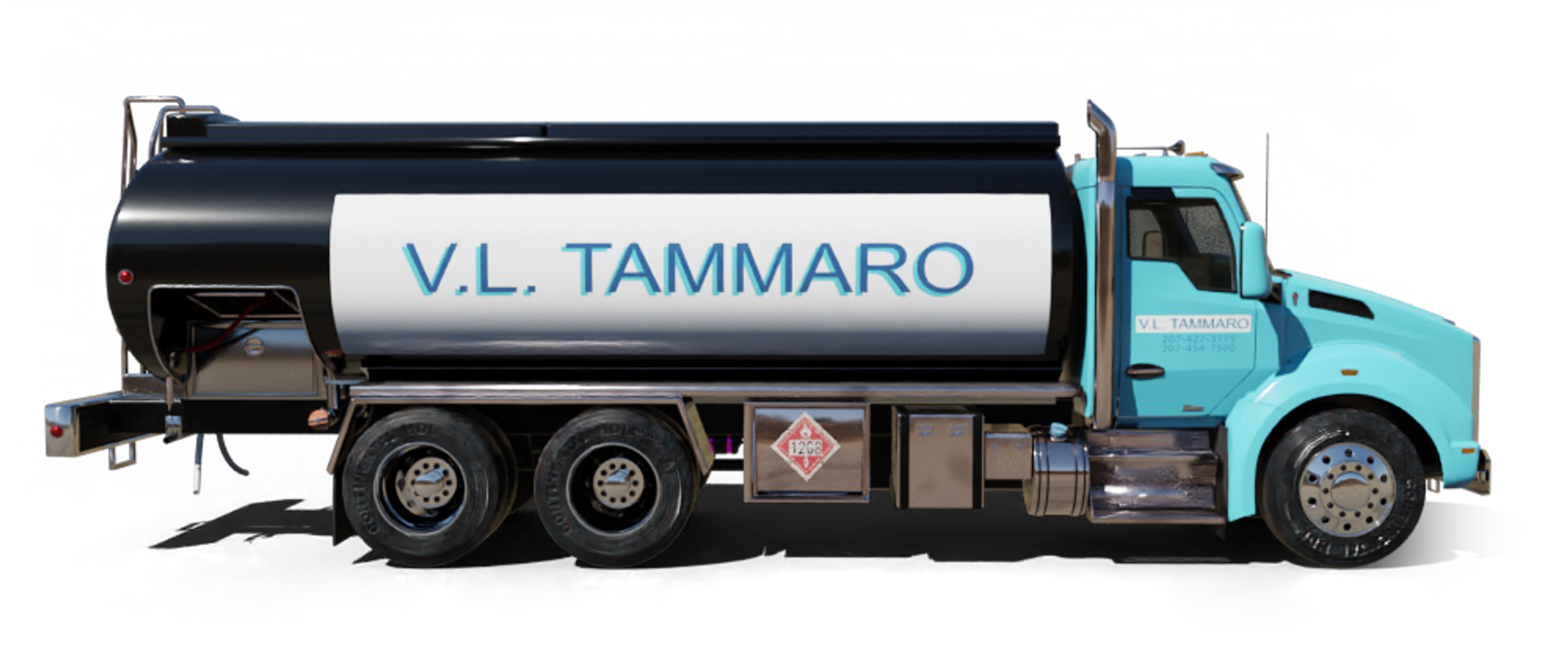 Heatly Oil truck Heatly Oil Truck in front of metro line