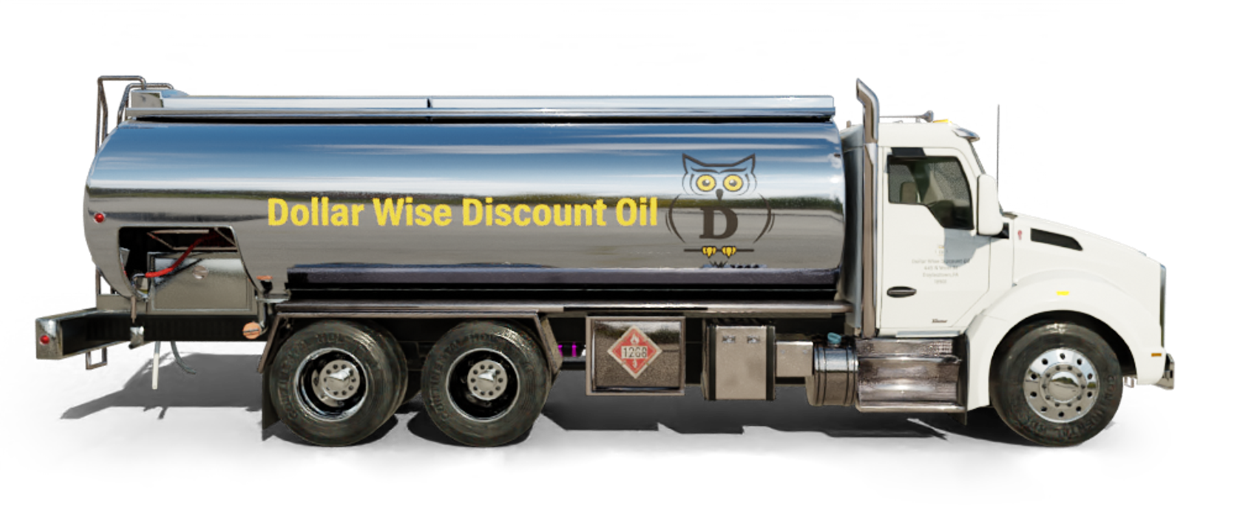 O.K. Petroleum Heating Oil Truck O.K. Petroleum residential home heating oil truck parked in front of a firehouse in Hauppauge, Long Island, New York delivering fuel oil.