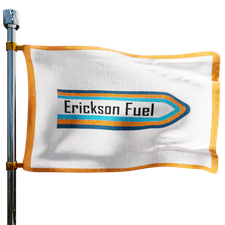 Erickson Fuel Co Heating Oil Prices Flag Photo of Erickson Fuel Co flag denoting best heating oil prices the company offers