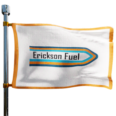 Erickson Fuel Co Heating Oil Prices Flag Photo of Erickson Fuel Co flag denoting best heating oil prices the company offers