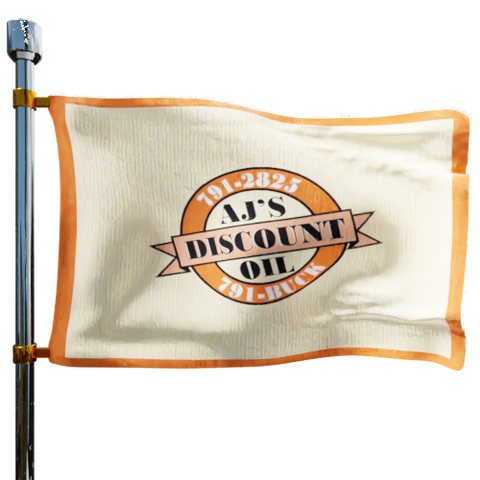 Aj's Discount Oil Heating Oil Prices Flag Photo of Aj's Discount Oil flag denoting best heating oil prices the company offers