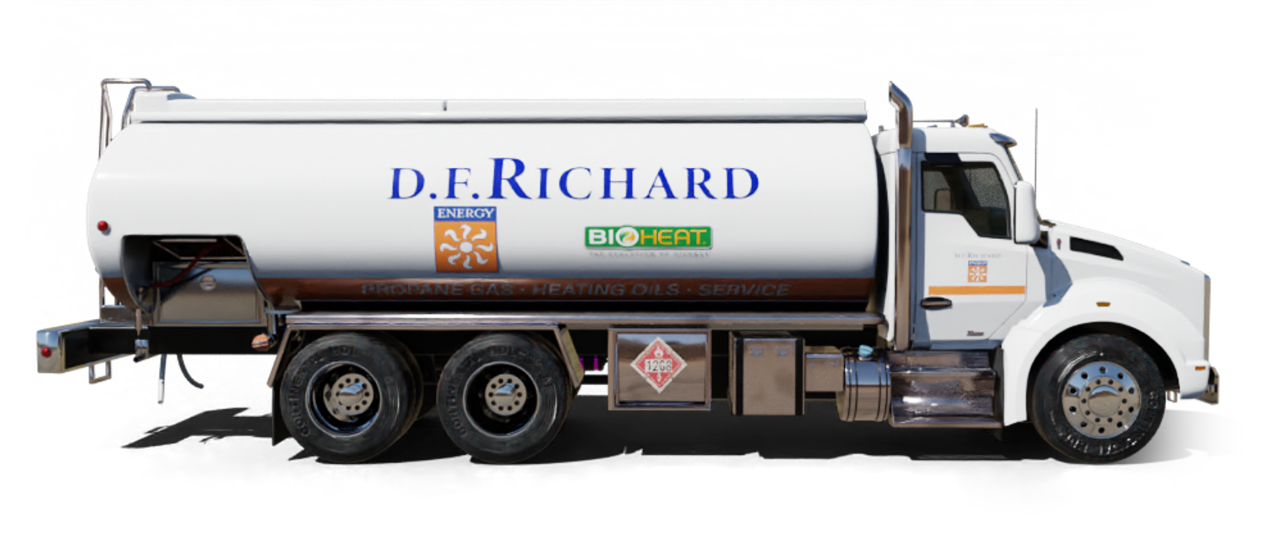 J Thurston Heating Oil Truck J Thurston Heating Oil Truck parked at riverside