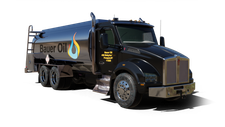 Bauer Oil Corp Cash Heating Oil truck Photo of a Bauer Oil Corp heating oil truck
