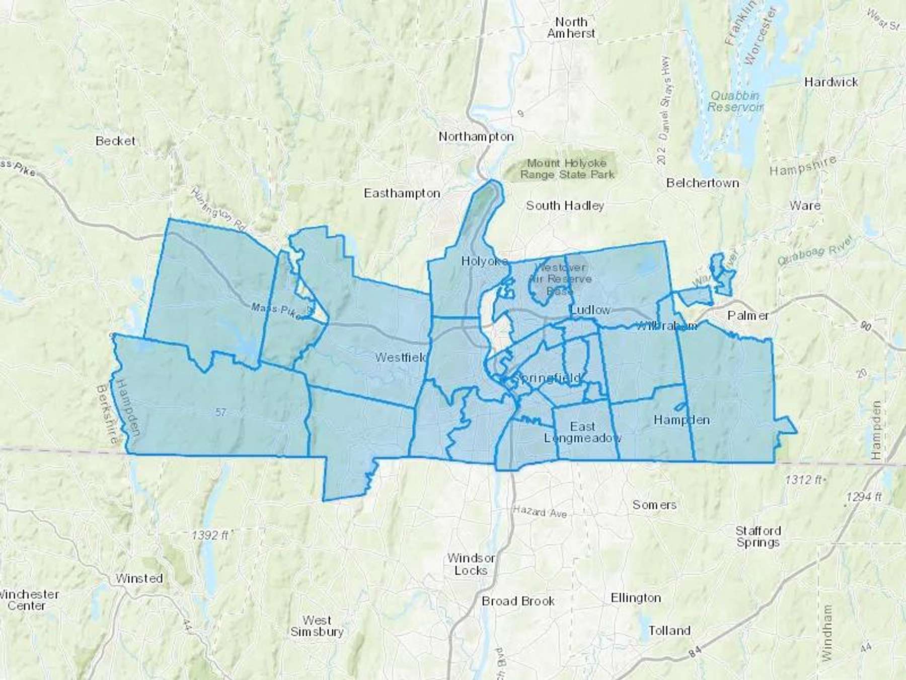 Vickers Inc Cash Heating Oil Delivery Map Map With The Vickers Inc Heating Oil Delivery Area Shaded In Blue