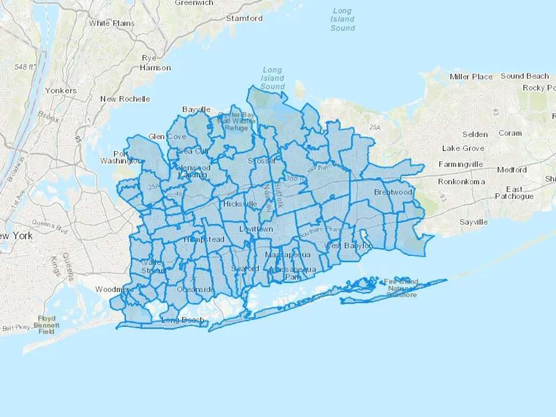 Eagle Heating Service Inc Cash Heating Oil Delivery Map Map With The Eagle Heating Service Inc Heating Oil Delivery Area Shaded In Blue