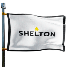 Shelton Oil Heating Oil Prices Flag Photo of Shelton Oil flag denoting best heating oil prices the company offers
