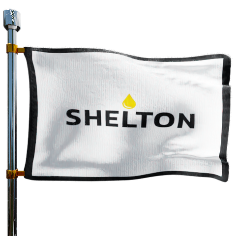 Shelton Oil Heating Oil Prices Flag Photo of Shelton Oil flag denoting best heating oil prices the company offers