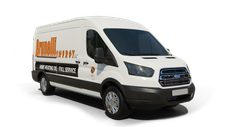 Brunelli Energy LLC furnace repair van Photo of a Brunelli Energy LLC furnace repair van