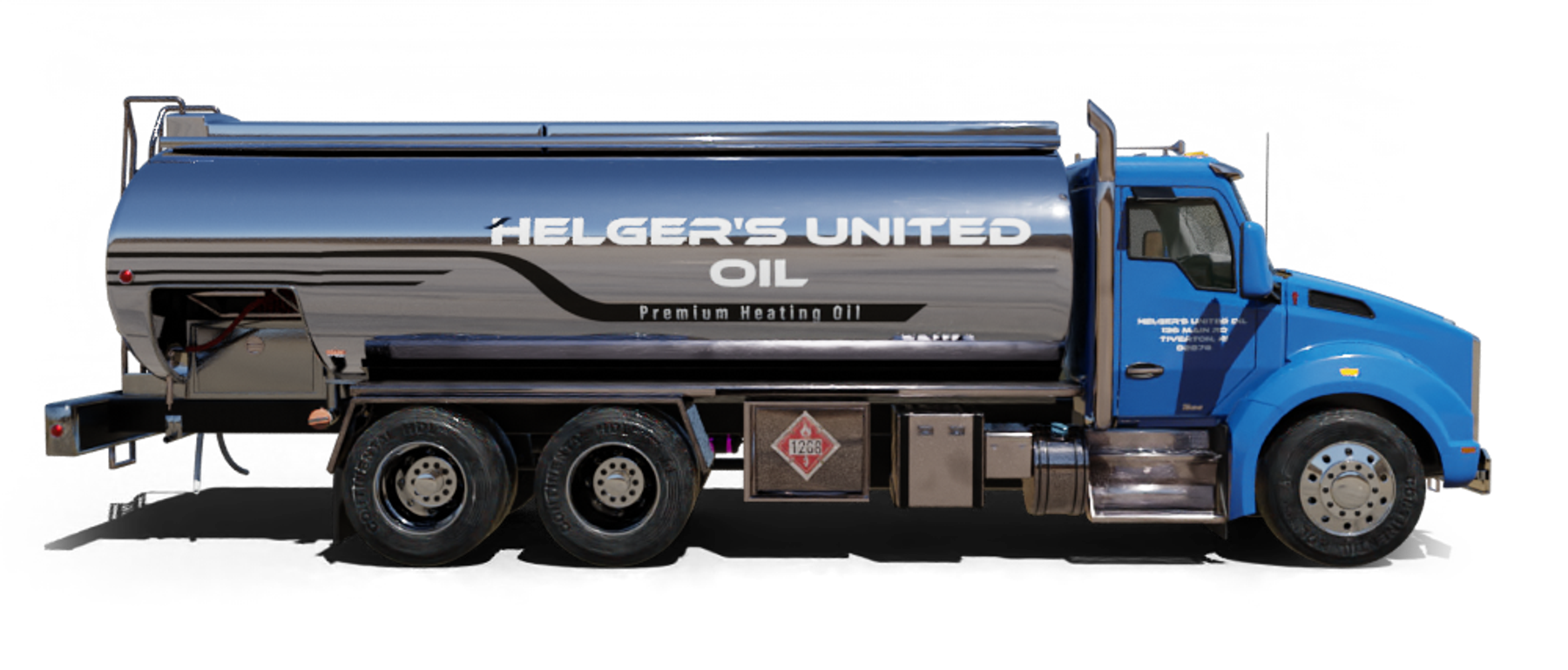 J Thurston Heating Oil Truck J Thurston Heating Oil Truck parked at riverside