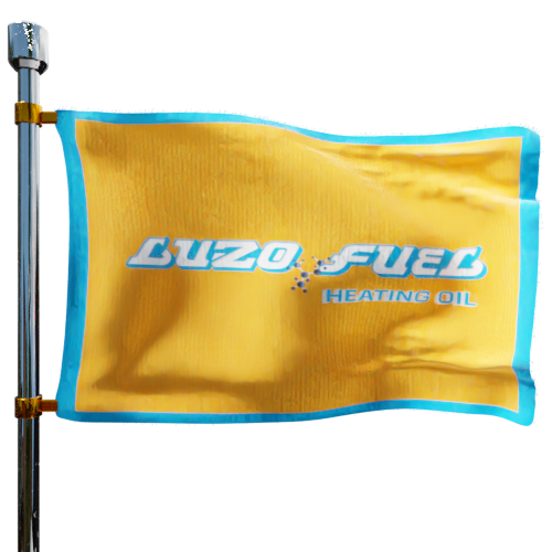 Luzo Fuel cash heating oil price logo