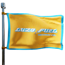 Luzo Fuel Heating Oil Prices Flag Photo of Luzo Fuel flag denoting best heating oil prices the company offers