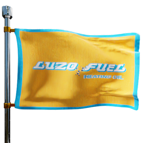 Luzo Fuel Heating Oil Prices Flag Photo of Luzo Fuel flag denoting best heating oil prices the company offers