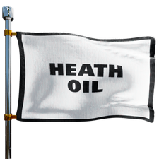 Heath Oil Inc Heating Oil Prices Flag Photo of Heath Oil Inc flag denoting best heating oil prices the company offers