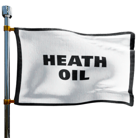 Heath Oil Inc Heating Oil Prices Flag Photo of Heath Oil Inc flag denoting best heating oil prices the company offers