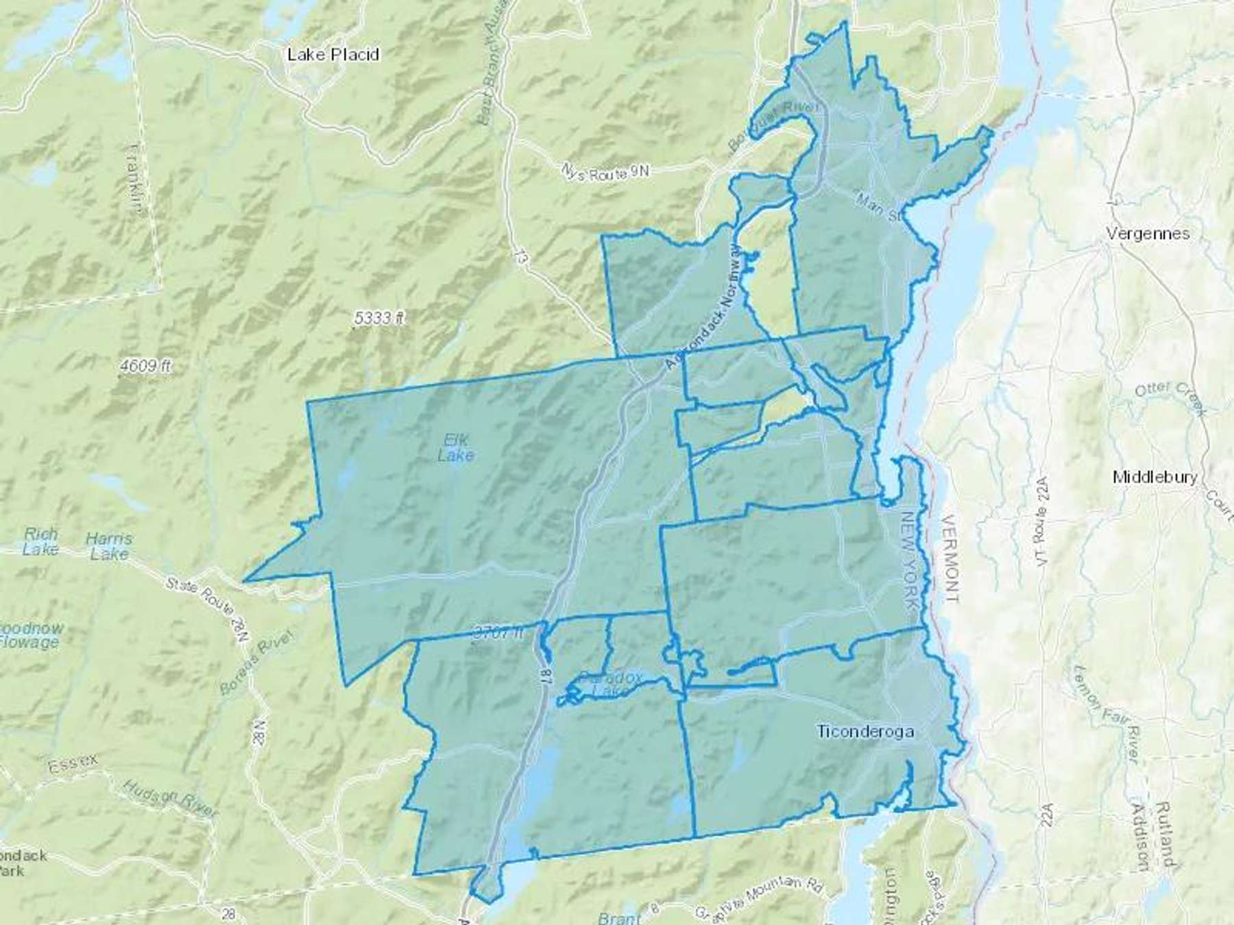 Avery Energy LLC Cash Heating Oil Delivery Map Map With The Avery Energy LLC Heating Oil Delivery Area Shaded In Blue
