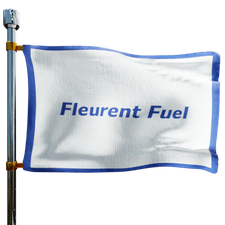 Fleurent Fuel Company Heating Oil Prices Flag Photo of Fleurent Fuel Company flag denoting best heating oil prices the company offers