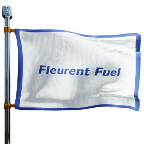 Fleurent Fuel Company Heating Oil Prices Flag Photo of Fleurent Fuel Company flag denoting best heating oil prices the company offers