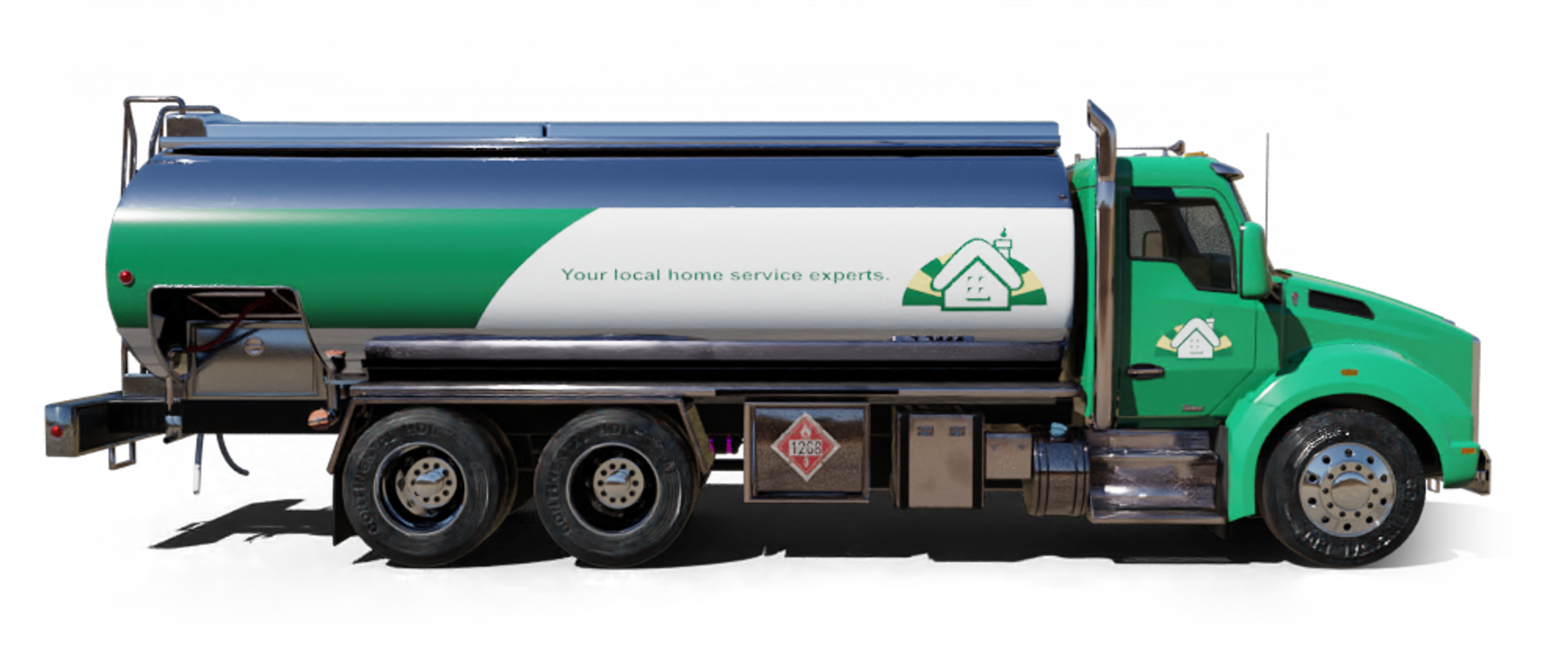 Nuzzi Fuel Heating Oil Truck Nuzzi Fuel residential home heating oil truck on Sunrise Highway in Wantagh, Long Island, New York delivering fuel oil.