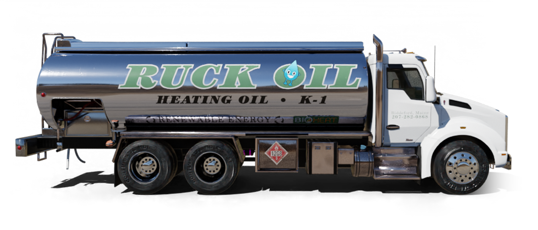 Troiano Fuel Oil Heating Oil Truck Troiano Fuel Oil residential home heating oil truck at the intersection of NY 27 and Mill Road in Valley Stream, Long Island, New York delivering fuel oil.