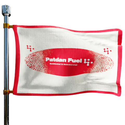 Patdan Fuel Corp Heating Oil Prices Flag Photo of Patdan Fuel Corp flag denoting best heating oil prices the company offers
