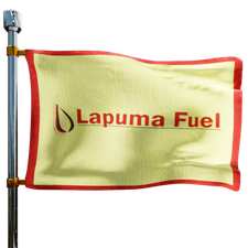 Lapuma Fuel Heating Oil Prices Flag Photo of Lapuma Fuel flag denoting best heating oil prices the company offers