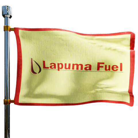 Lapuma Fuel Heating Oil Prices Flag Photo of Lapuma Fuel flag denoting best heating oil prices the company offers